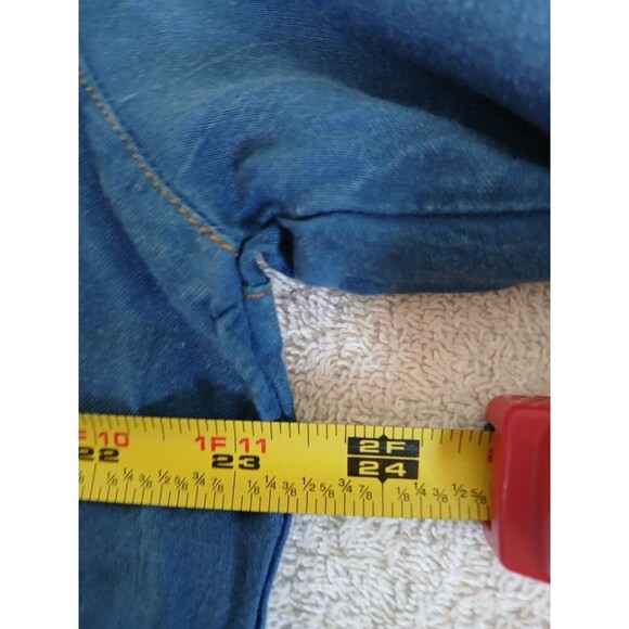 Song Of Style Chambray Tunic Dress Size 2X Belted Roll Tab Sleeve Knee Length - Picture 13 of 16